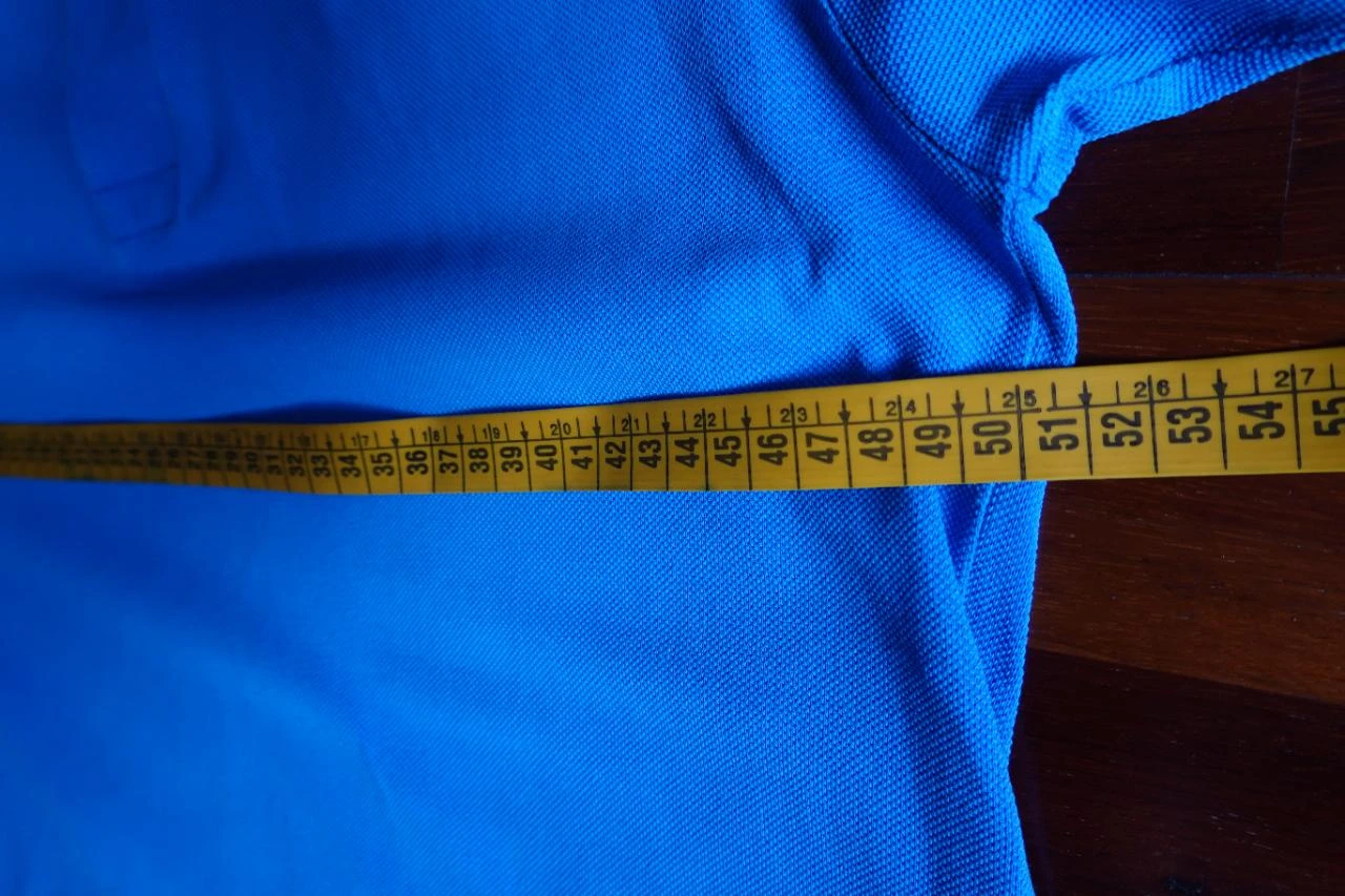 Turquoise blue Lacoste men's polo size 4 M cotton – photo 7